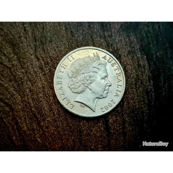 PIECE 20 cents - Elizabeth II 4e effigie ann�e 2002 RARE