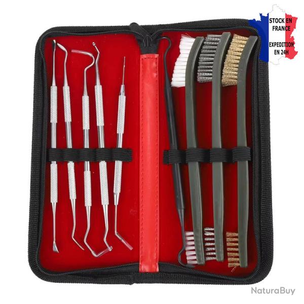 kit brosses et outils 9 pi�ces