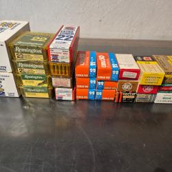 LOT DE BALLES 22 LR DIVERS 1 EUROS SANS PRIX DE R&Eacute;SERVE