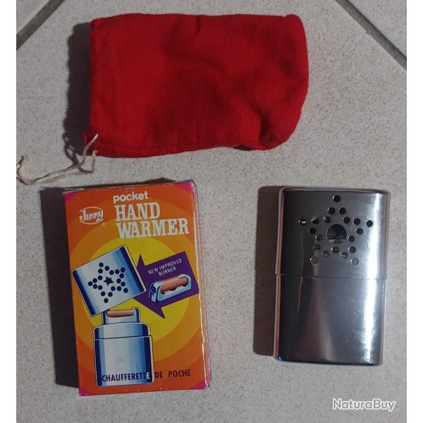 Chaufferette de poche a essence zippo