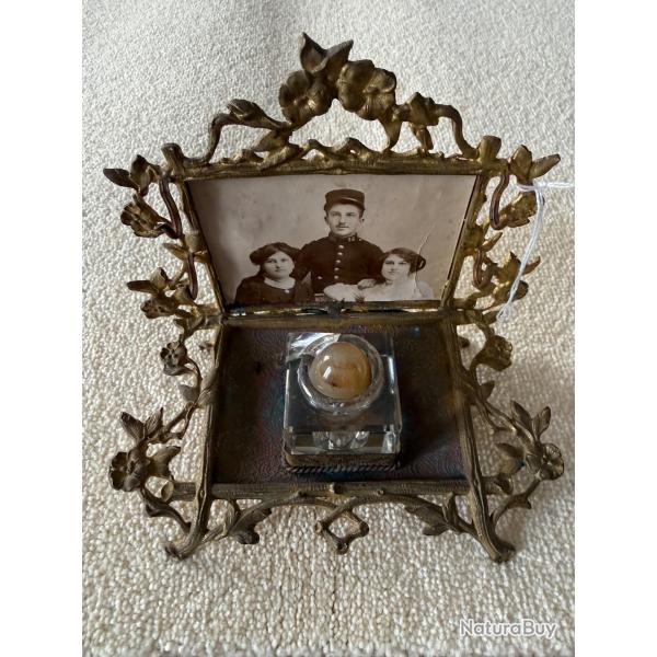 PORTE PLUMES ET ENCRIER  CADRE  W W 1