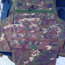 ENCHERE GILET PARE BALLES VEGETATO DES TROUPES ELITES ITALIENNES AVANT ARRIERE AINE ET FESSIER L