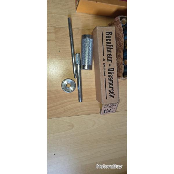 recalibreur desamorceur cal 12 mm peu courant et accessoires