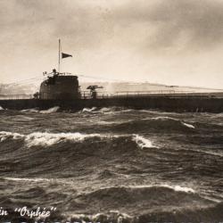 CPA - Marine de Guerre - Le Sous-Marins " ORPHEE " -N&deg;6084