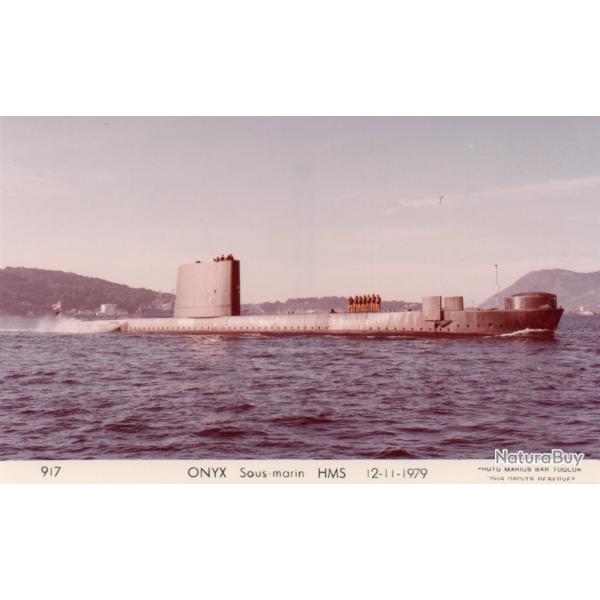 CPA - Marine de Guerre - ONYX Sous-Marins " HMS " 15-11-1979  -N�6085