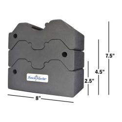 1� SANS RESERVE!!! BenchMaster - Block de bench ajustable trois pi&egrave;ces (NEUF)