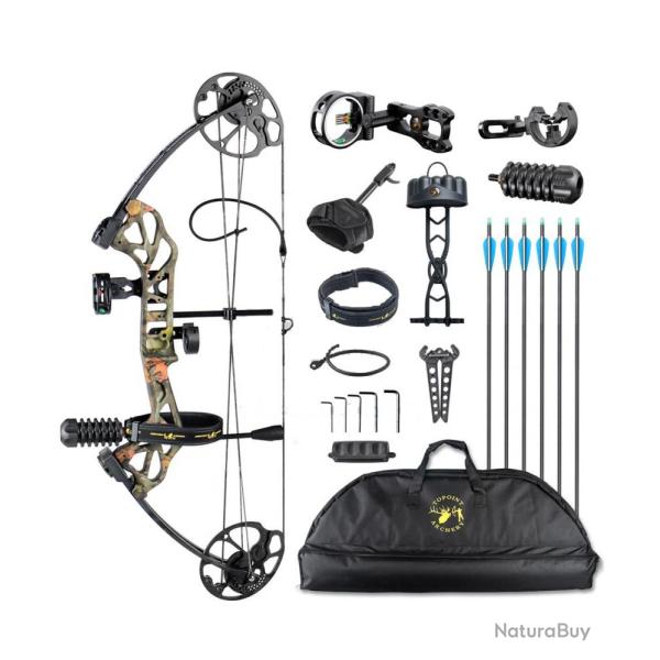 Arc � poulies Topoint Compound Package Starting 28" Camo Droitier (RH) Camo