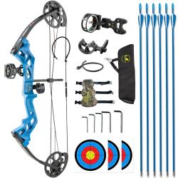 Kit arc &agrave; poulies Topoint M3 Gaucher (LH) Bleu