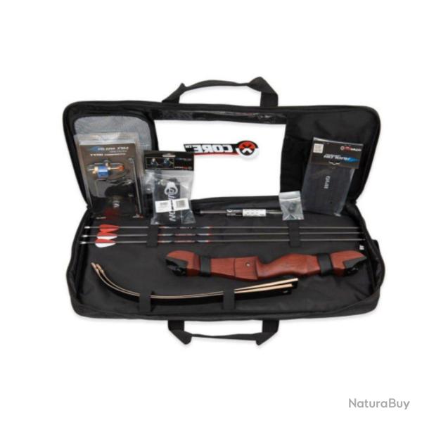 Kit arc de Loisir Core & Avalon Recurve Beginner HIT Gaucher (LH) 68" 24 lbs