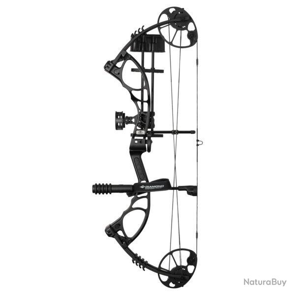 Kit Arc � Poulies Diamond Edge XT Binary Droitier (RH) Noir R�glable de 20 � 70lbs R�glable de 19" �