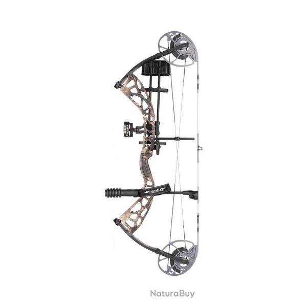 Kit Arc � Poulies Diamond Edge Max Binary Droitier (RH) Mossy Oak Country DNA R�glable de 20 � 70lbs