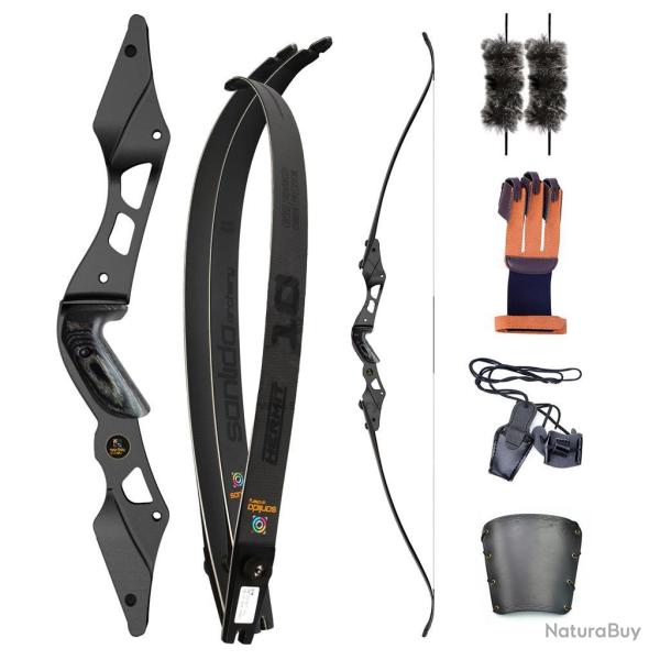 Kit arc traditionnel Sanlida Hermit 10 Droitier (RH) 60" 40 lbs