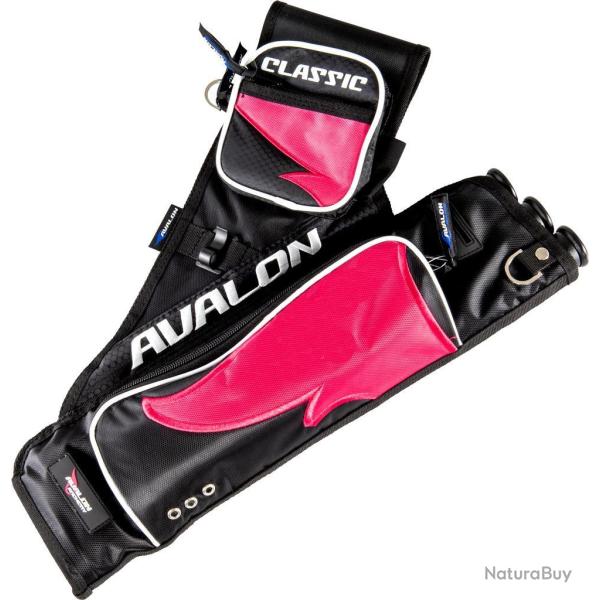 Carquois Avalon Classic (nouvelles couleurs) Gaucher (LH) Noir Flamme Rose