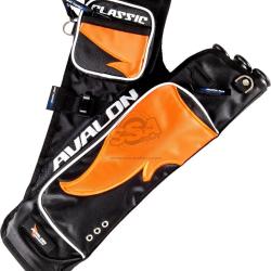 Carquois Avalon Classic (nouvelles couleurs) Gaucher (LH) Noir Flamme Orange
