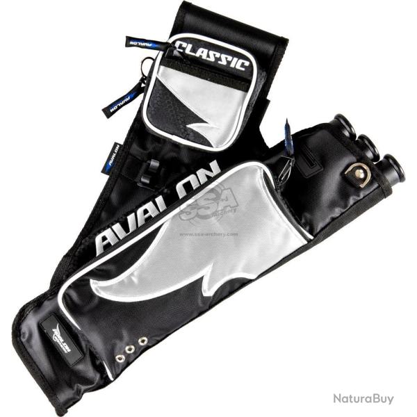 Carquois Avalon Classic (nouvelles couleurs) Droitier (RH) Noir Flamme Grise