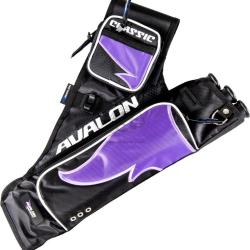 Carquois Avalon Classic (nouvelles couleurs) Gaucher (LH) Noir Flamme Violette