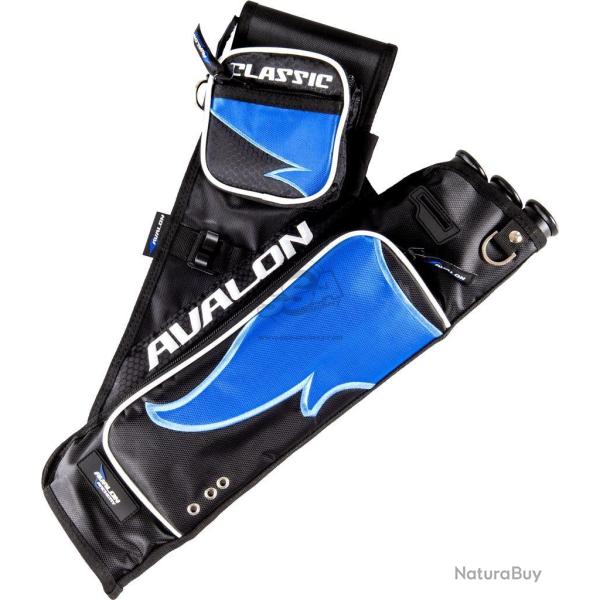 Carquois Avalon Classic (nouvelles couleurs) Gaucher (LH) Noir Flamme Bleue