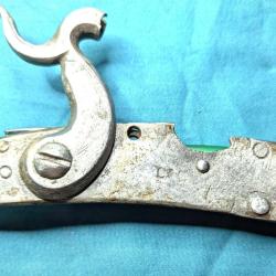 Platine &agrave; percussion transform&eacute;e peux &ecirc;tre reconditionn&eacute;e, pr&eacute; 18&egrave; silex-19&egrave; perc-  PL N&deg;117...2026