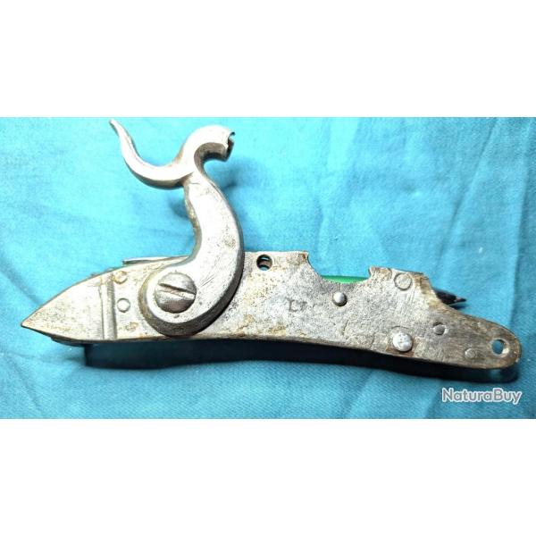 Platine � percussion transform�e peux �tre reconditionn�e, pr� 18� silex-19� perc-  PL N�117...2026