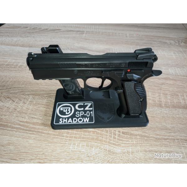 Support pr�sentoir CZ SP01 Shadow - 3 chargeurs apparents