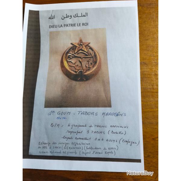 insigne goum marocain