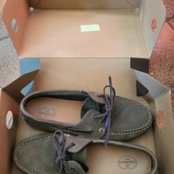 Chaussure le chameau Galion nubuck homme vert chameau