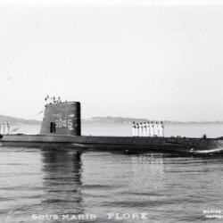 CPA - Marine de Guerre -   SOUS-MARIN " FLORE " -N&deg;6096
