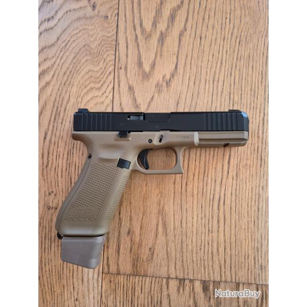 PISTOLET GLOCK 17 GEN5 CAL.9X19 OFFICIEL ARM�E FRANCAISE - EXCELLENT ETAT