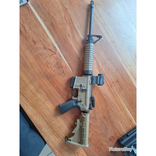 Carabine semi-automatique Ruger AR-556 - Cache flamme - 223 Rem / Marron