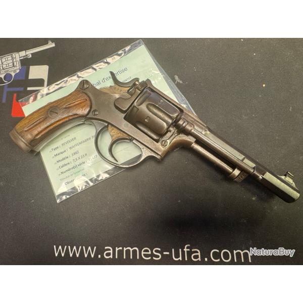 revolver 1882 second mod�le calibre 7/5 suisse