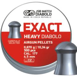Plombs JSB Exact Diabolo Heavy 4.52 mm 10.34 grain