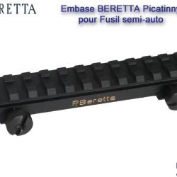 RAIL PICATINNY 21MM POUR CARCASSE FRAISEE SEMI AUTO OU POMPE