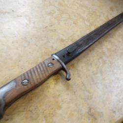 baionnette mauser G98 ww1 Prusse Allemand premi&egrave;re guerre mondial langue de chat matricule identique