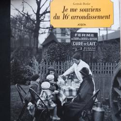 Livre reli&eacute; je me souviens du 16e arrondissement