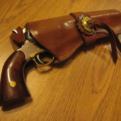Holster Western en cuir pour revolver