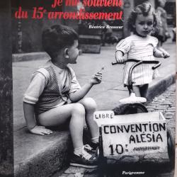 Livre reli&eacute; je me souviens du 15e arrondissement