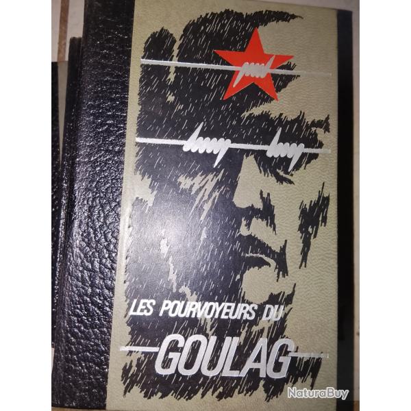 Lot 3 Livres reli� les pourvoyeurs du goulag