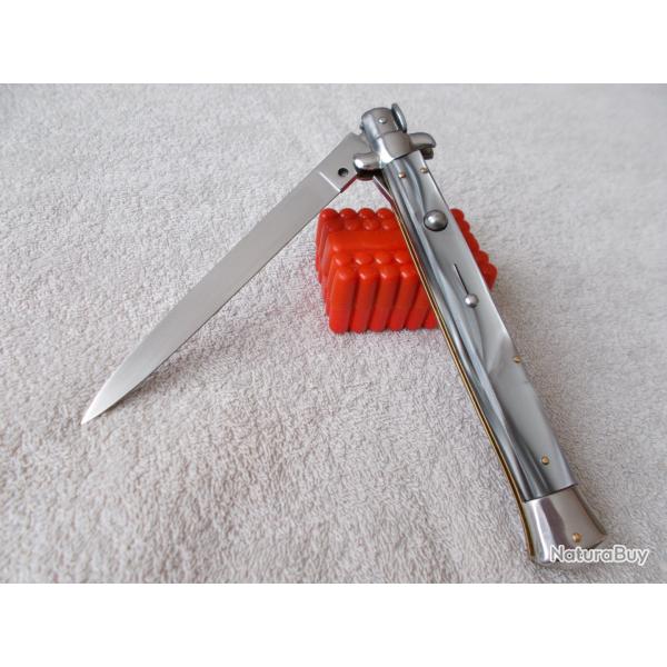 COUTEAU AUTOMATIQUE RENZO BELTRAME 1970 / STILETTO /CRAN D'ARR�T/COLLECTION