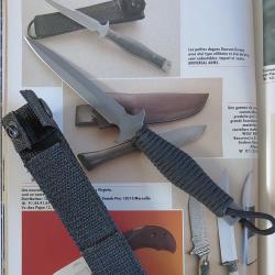 * Dague de botte militaire vintage : Barry Dawson / ann&eacute;es 1980 *