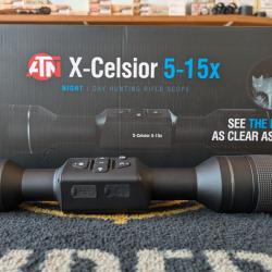 Vision nocturne ATN X-CELSIOR 5-15X avec lampe infrarouge