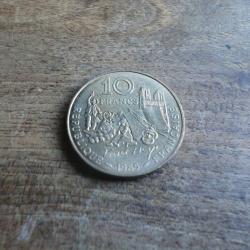 monnaie 10 francs victor hugo  1985 paris
