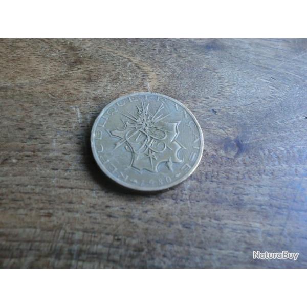 monnaie 10 francs mathieu 1980  paris