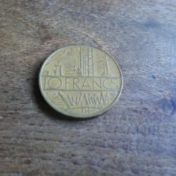 monnaie 10 francs mathieu 1984  paris