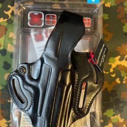 Holster galco cuir noir pour Sig sauer P226 COP 3 SLOT