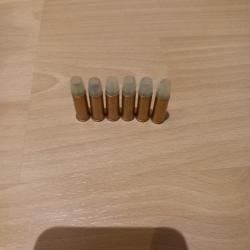 Lot de 6 douilles pour revolver airsoft 6mm