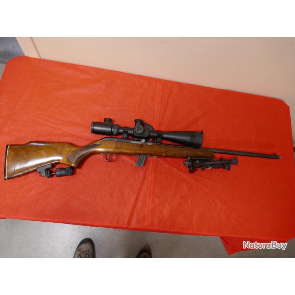 Carabine LAKEFIELD 64B avec lunette SUTTER 8-32X50, Bipied et Monopod