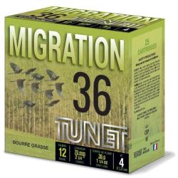 Cartouches Tunet Migration 36 - Cal. 12/70 - 7 / Par 1