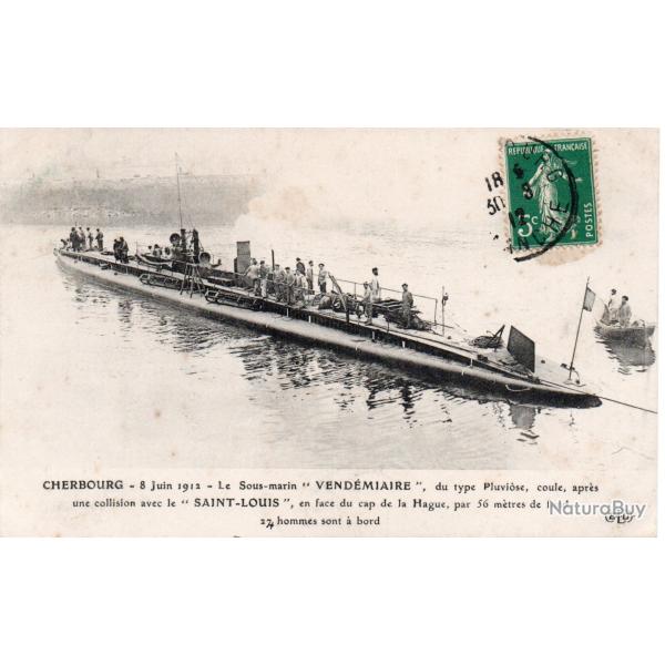 CPA - Marine de Guerre - Sous-Marin " VENDEMIAIRE " 3-1928  N�4100