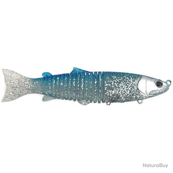 Leurre souple BIWAA S'Trout Soft 20cm 01 Blue chrome