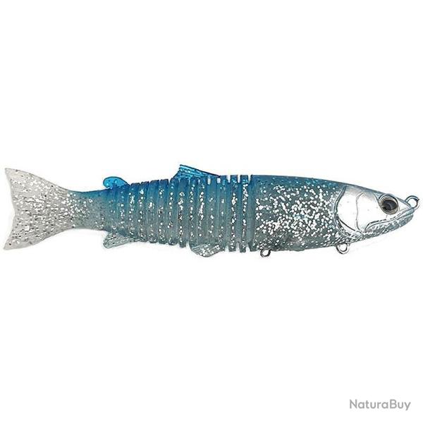 Leurre souple BIWAA S'Trout Soft 15cm 01 Blue chrome